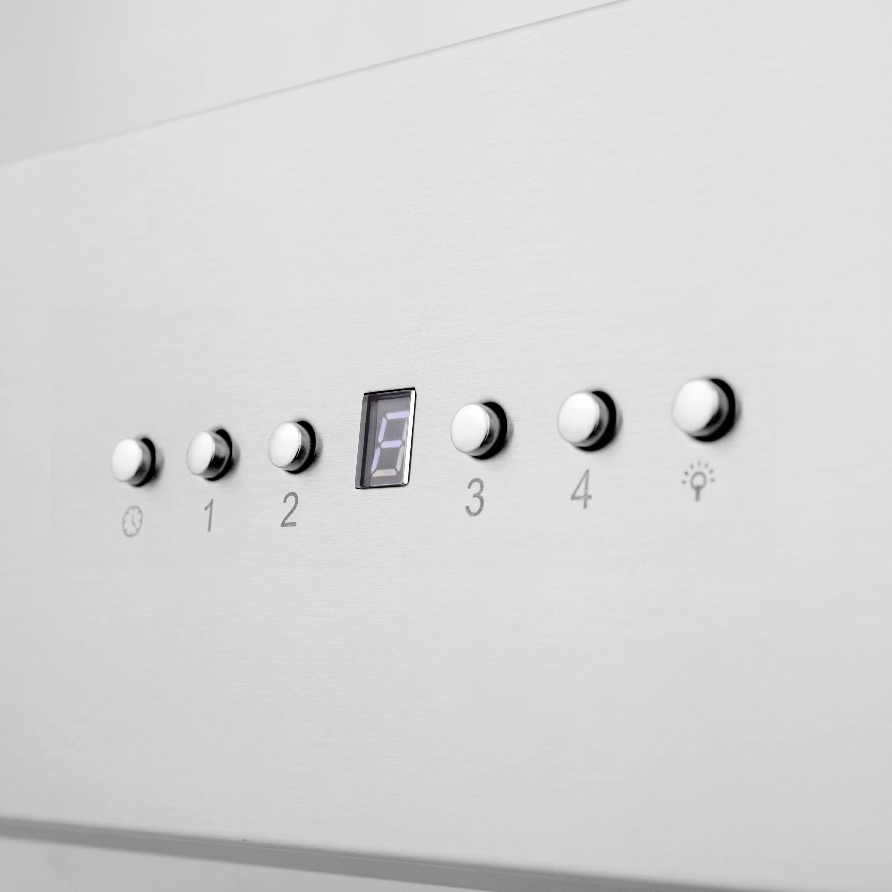 Alt View 3. ZLINE - ZLINE 48 in. Ducted Professional Wall Mount Range Hood in Stainless Steel (KECOM-48) - Stainless steel.
