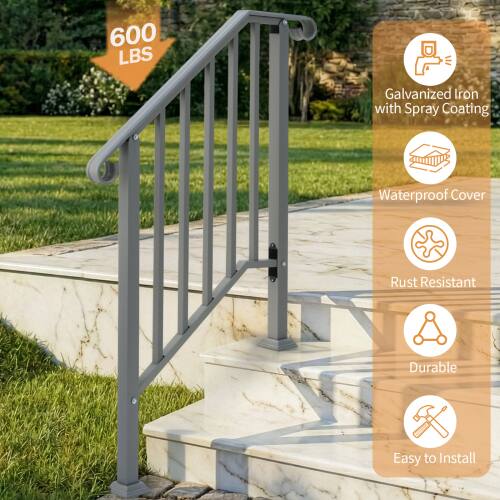600 LBS Galvanized Iron with Spray Coating Waterproof Cover Rust Resistant Durable Easy to Install