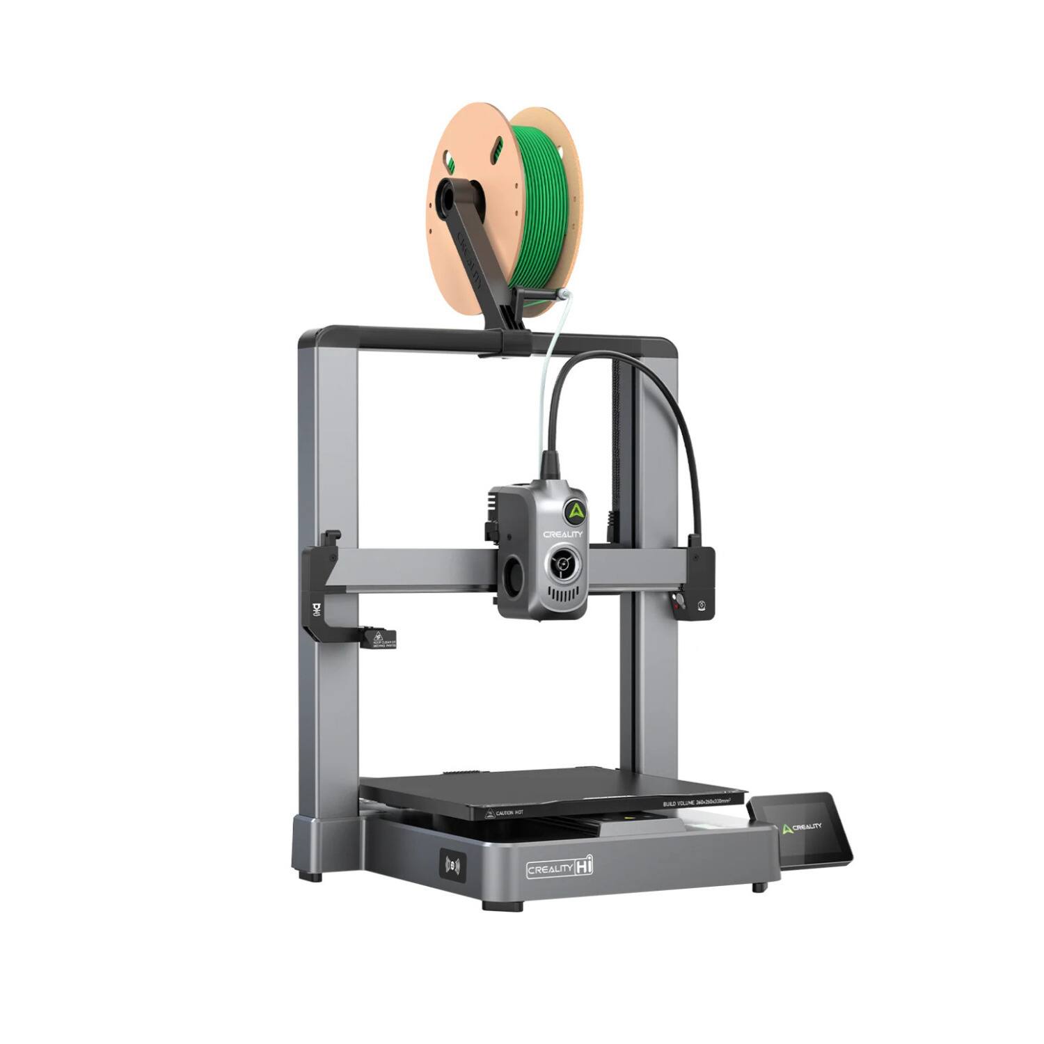 Left. Creality - Creality Hi Multi-Color 3.2-Inch Touchscreen 3D Printer - Grey.