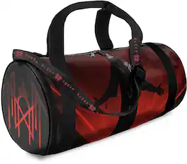 PopMarket - Sleep Token - Rocksax - Sleep Token - Red Logo - Duffle Bag with Strap (Red/Black) - Multicolor