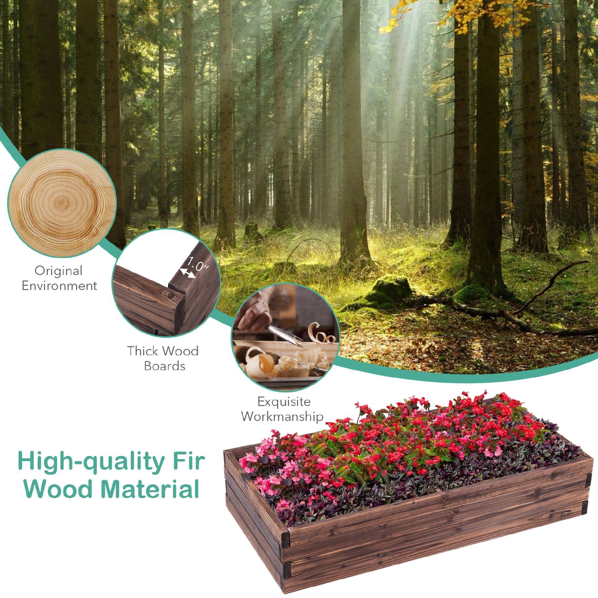 Original Environment  
1.0" Thick Wood Boards  
Exquisite Workmanship  
High-quality Fir Wood Material