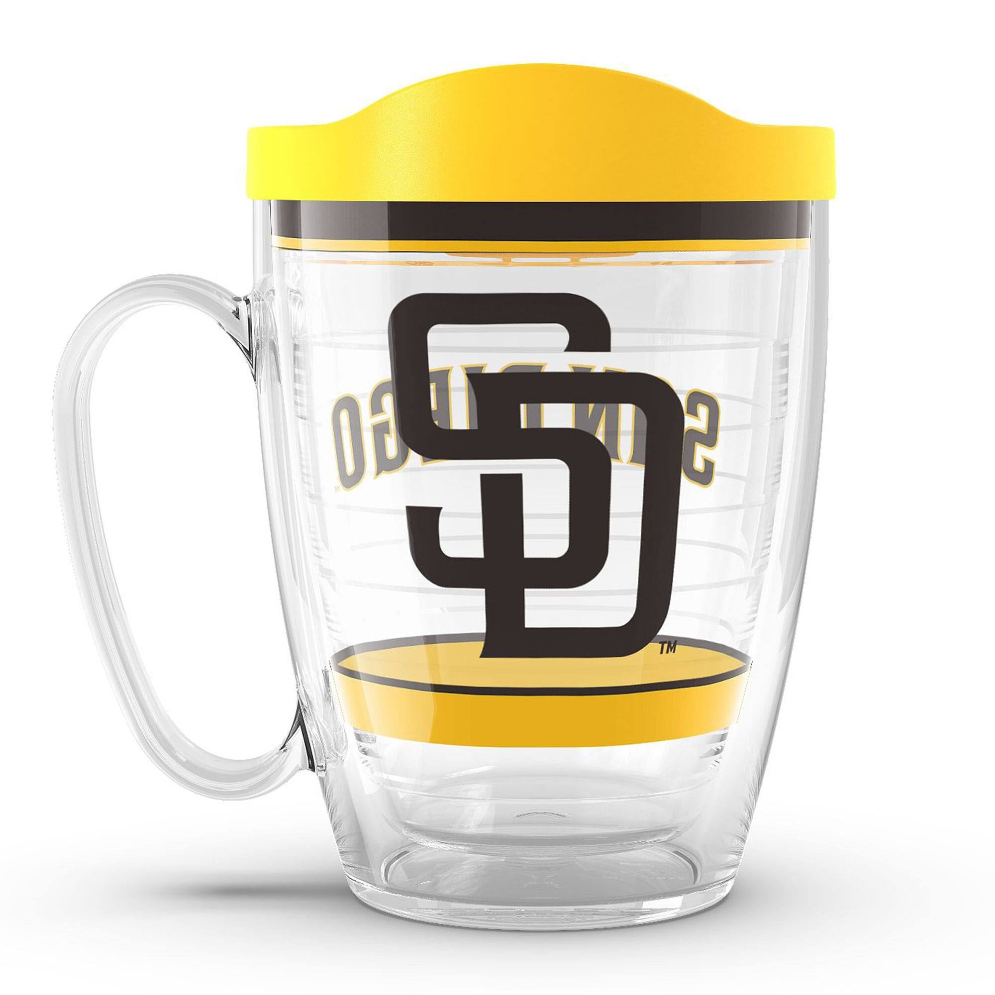 Front. Tervis - San Diego Padres 16oz. Tradition Classic Mug - Multicolor.