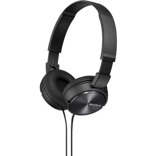 Angle. Sony - ZX Series On-Ear Headphones - Black.