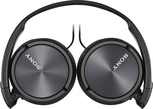 Sony ᒪens Sony ZX Series On Ear Headphones Black MDR-ZX310APB - Best Buy