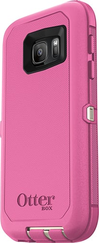OtterBox - Defender Series Case for Samsung Galaxy S7 Cell Phones - Pink - Larger Front