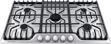 Frigidaire - Professional 36" Gas Cooktop - Stainless steel - Front_Zoom