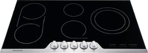 Frigidaire - Professional 36" Electric Cooktop - Stainless Steel - Front_Zoom