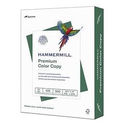Hammermill - Premium 8.5" x 11" Color Copy Paper, 32 lbs., 100 Brightness, 500 Sheets/Ream (102630) - White