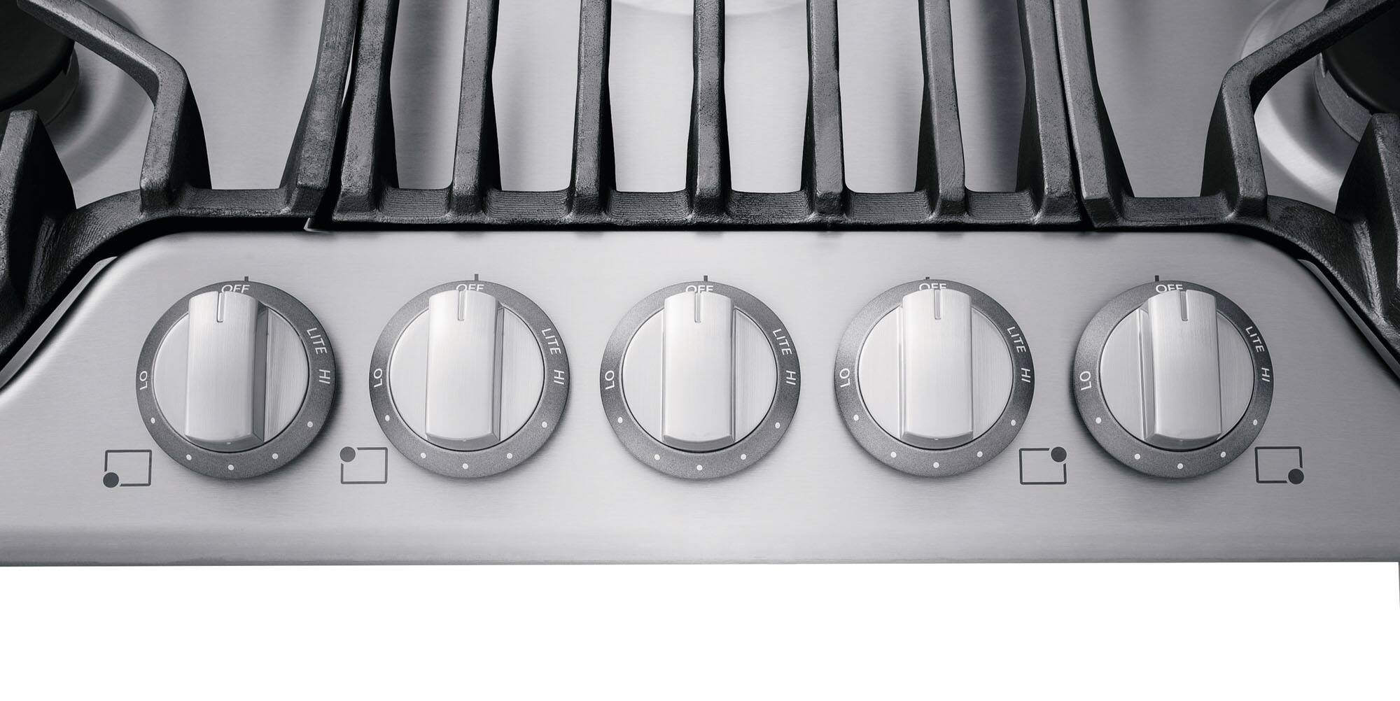 Alt View 14. Frigidaire - Professional 30" Gas Cooktop - Stainless Steel.