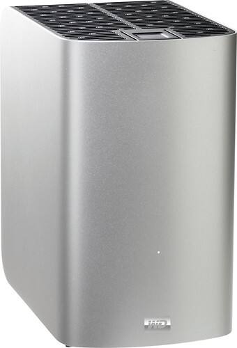 Angle Standard. WD - My Book Thunderbolt Duo 6TB External Dual-Drive Hard Drive - Silver.
