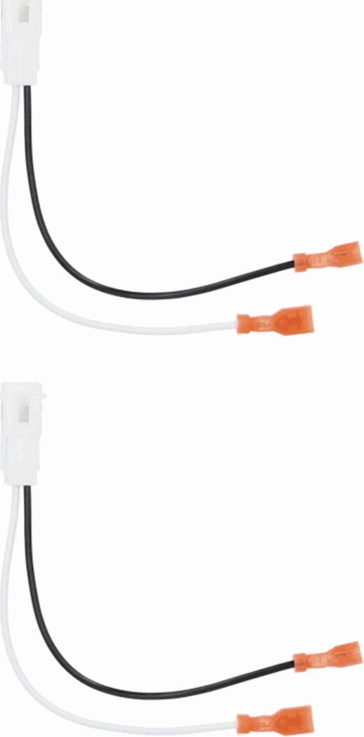 Front. Metra - Tweeter Speaker Harness for Select 2002-2024 Chrysler, Dodge and Jeep Vehicles (2-Pack) - Multi.