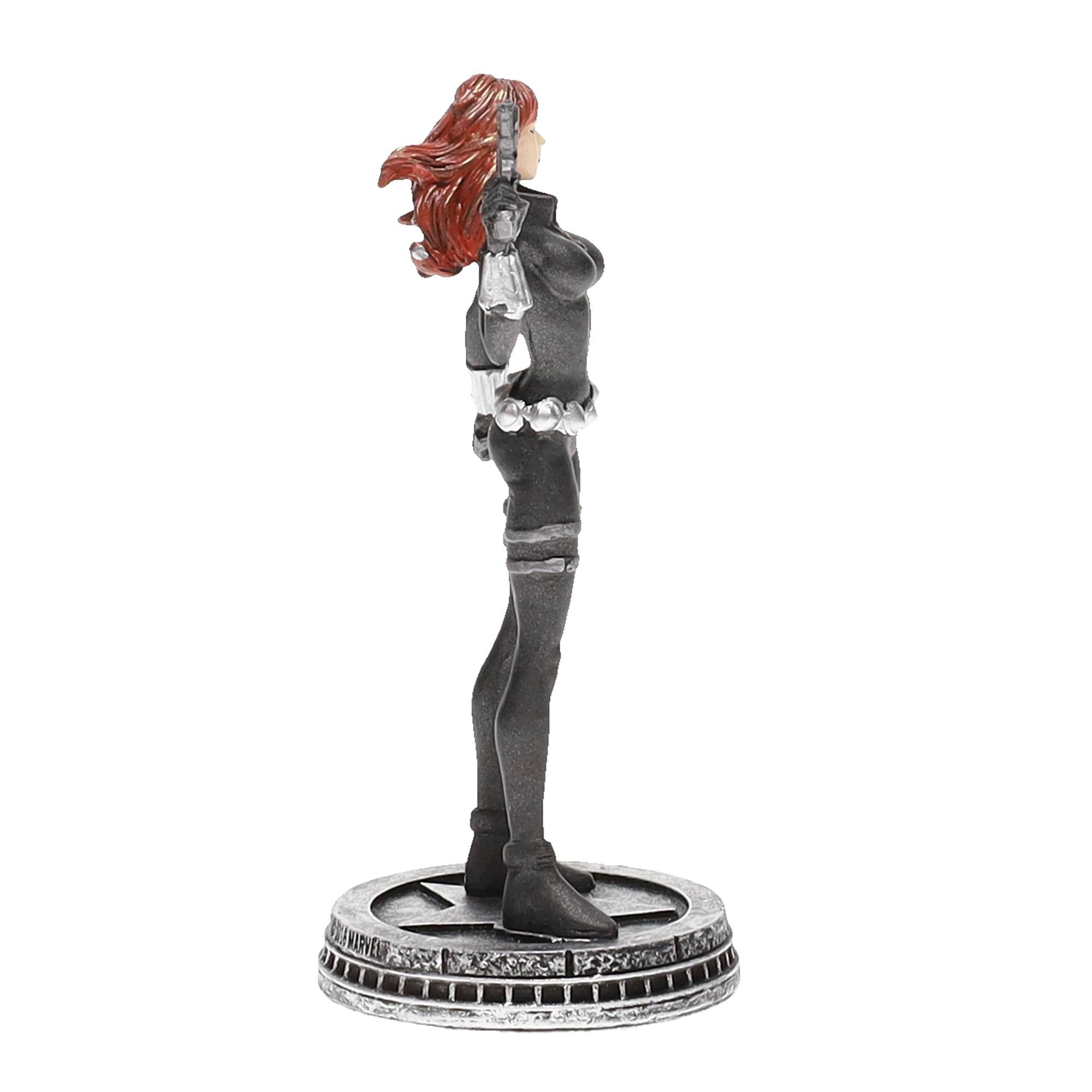 Alt View 3. Marvel - Marvel Chess Collection #25 Black Widow (Pawn) | Chess Piece Only - Black.
