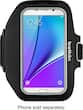 Belkin - Sport-Fit Plus Armband for Galaxy S7 edge - Black/Silver - Larger Front