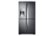 Front Zoom. Samsung - 27.8 Cu. Ft. 4-Door Flex French Door Fingerprint Resistant Refrigerator with Food ShowCase - Black Stainless Steel.