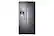 Front. Samsung - 27.8 cu. ft. 4-Door Flex French Door Refrigerator with Food ShowCase - Black Stainless Steel.