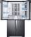 Alt View 14. Samsung - 27.8 cu. ft. 4-Door Flex French Door Refrigerator with Food ShowCase - Black Stainless Steel.