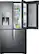 Alt View 15. Samsung - 27.8 cu. ft. 4-Door Flex French Door Refrigerator with Food ShowCase - Black Stainless Steel.