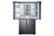Alt View Zoom 1. Samsung - 27.8 Cu. Ft. 4-Door Flex French Door Fingerprint Resistant Refrigerator with Food ShowCase - Black Stainless Steel.