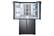 Alt View 1. Samsung - 27.8 cu. ft. 4-Door Flex French Door Refrigerator with Food ShowCase - Black Stainless Steel.