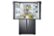 Alt View Zoom 2. Samsung - 27.8 Cu. Ft. 4-Door Flex French Door Fingerprint Resistant Refrigerator with Food ShowCase - Black Stainless Steel.