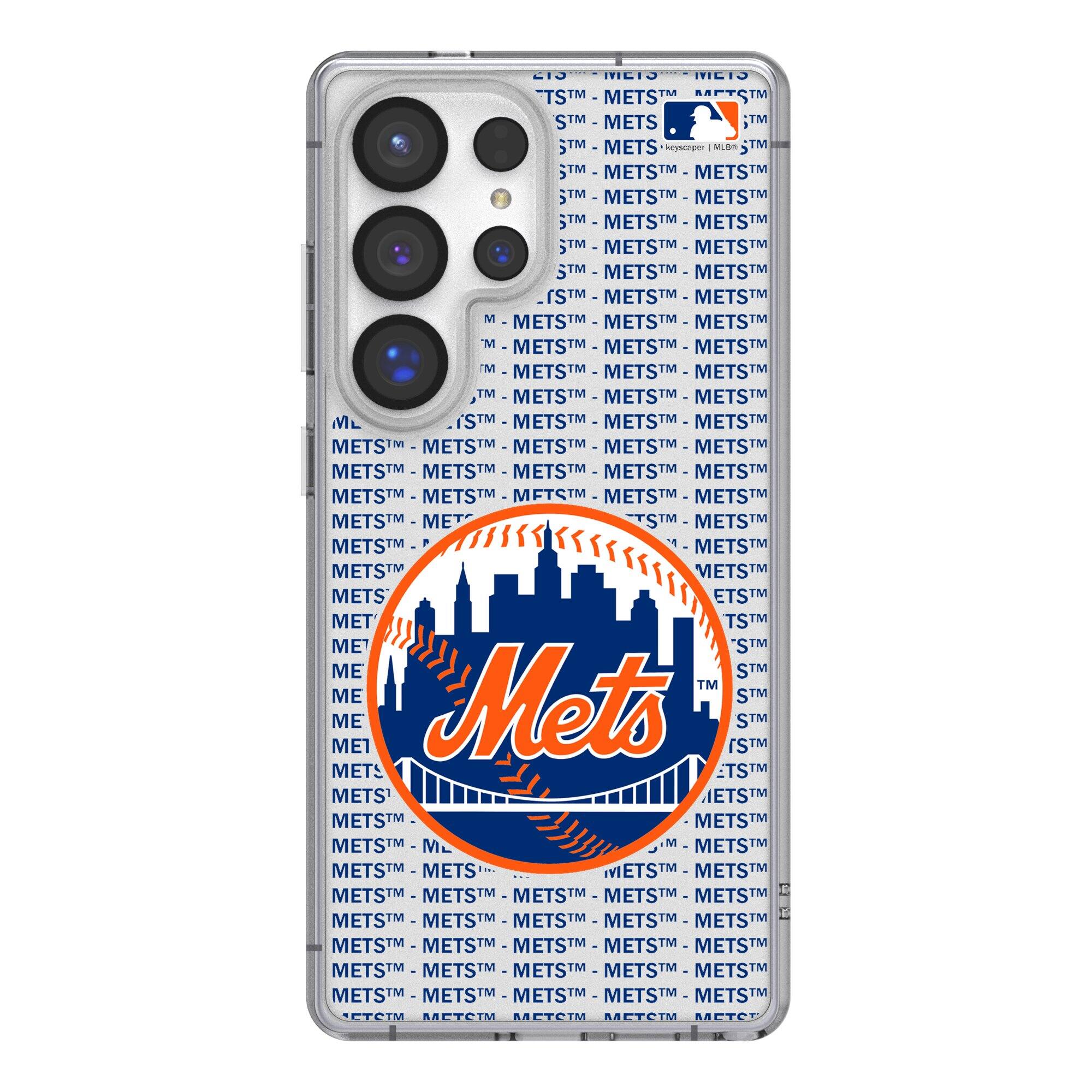 Keyscaper - MLB - New York Mets - Galaxy Text Backdrop Clear Case - S23 - Multicolor price history on PriceWatchPro