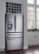Alt View 17. Samsung - 22.4 Cu. Ft. 4-Door Flex French Door Counter-Depth Refrigerator with Food ShowCase - Stainless Steel.