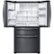 Alt View 1. Samsung - 24.73 Cu. Ft. 4-Door Flex French Door Fingerprint Resistant Refrigerator - Black Stainless Steel.