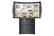 Alt View 1. Samsung - 24.73 Cu. Ft. 4-Door Flex French Door Fingerprint Resistant Refrigerator - Black stainless steel.