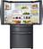 Alt View 21. Samsung - 24.73 Cu. Ft. 4-Door Flex French Door Fingerprint Resistant Refrigerator - Black stainless steel.