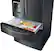 Alt View 23. Samsung - 24.73 Cu. Ft. 4-Door Flex French Door Fingerprint Resistant Refrigerator - Black stainless steel.