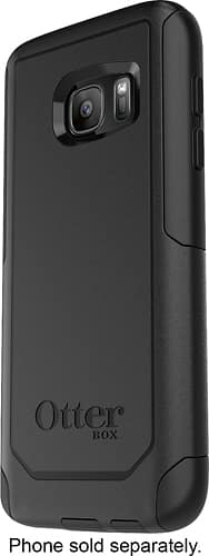 OtterBox - Commuter Series Case for Samsung Galaxy S7 Cell Phones - Black - Larger Front