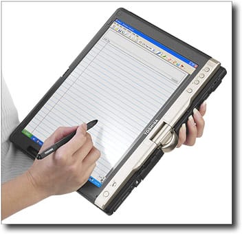 Alt View Standard 6. Toshiba - Portege Tablet PC.