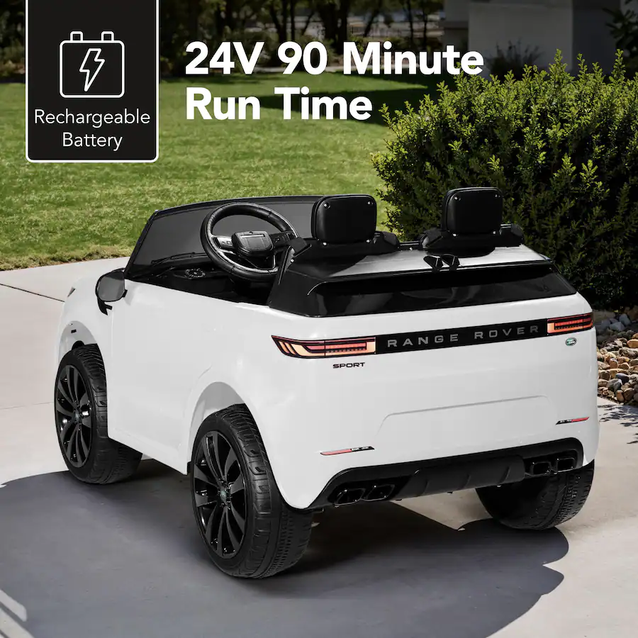 Best Choice Products Kids 24V 2 Seater Licensed Range Rover Ride On Car ...