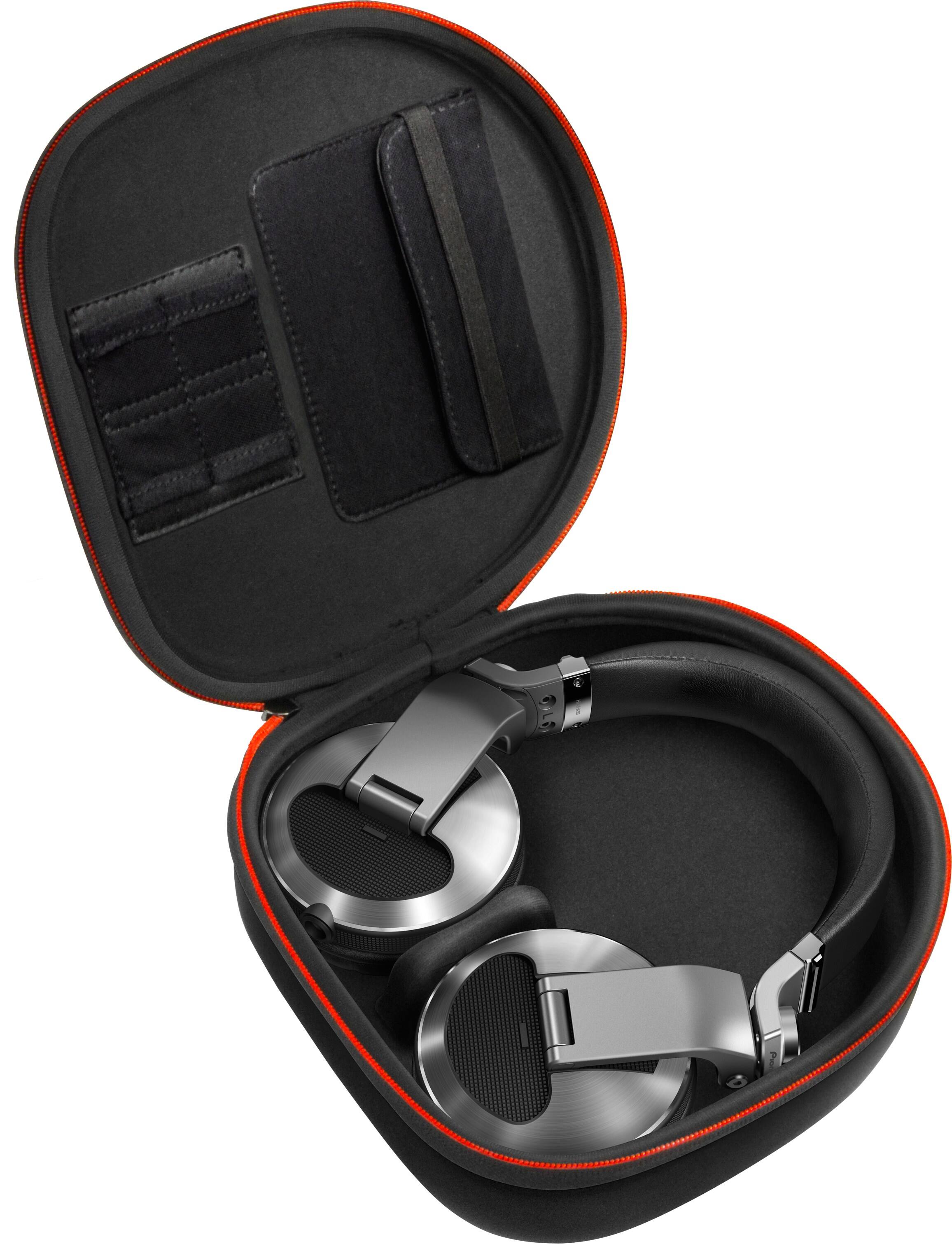 Alt View 2. Pioneer DJ - Flagship Over-Ear DJ Headphones, Includes Coiled Cable & Straight Cable - Silver.
