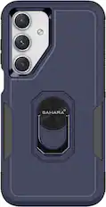 Front. SaharaCase - Raider Series Heavy Duty Case for Samsung Galaxy 17 5G (2026) and Galaxy A26 5G - Midnight Blue.