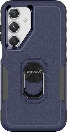 Front. SaharaCase - Raider Series Heavy Duty Case for Samsung Galaxy A26 5G - Midnight Blue.