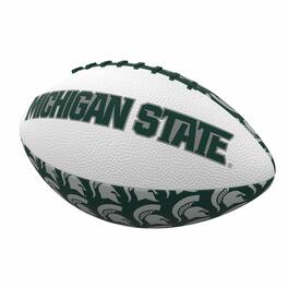 Logo Brands - Michigan State Spartans Mini Rubber Football - Multicolor