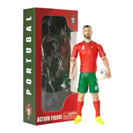 Banbo Toys - SOCKERS Portugal National Bruno Fernandes 8" Collectible Soccer Action Figure