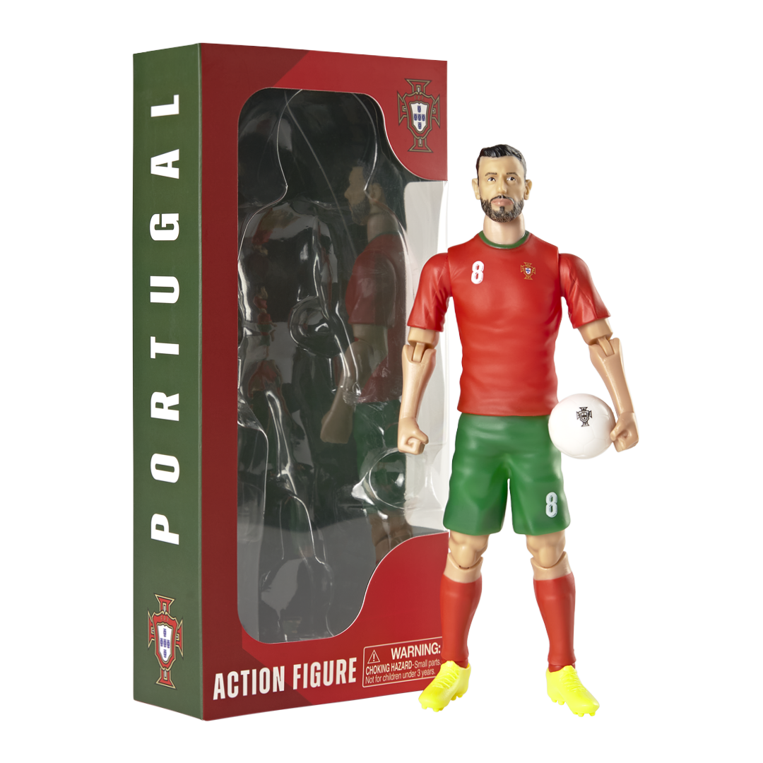 Banbo Toys SOCKERS Portugal National Bruno Fernandes 8" Collectible Soccer Action Figure