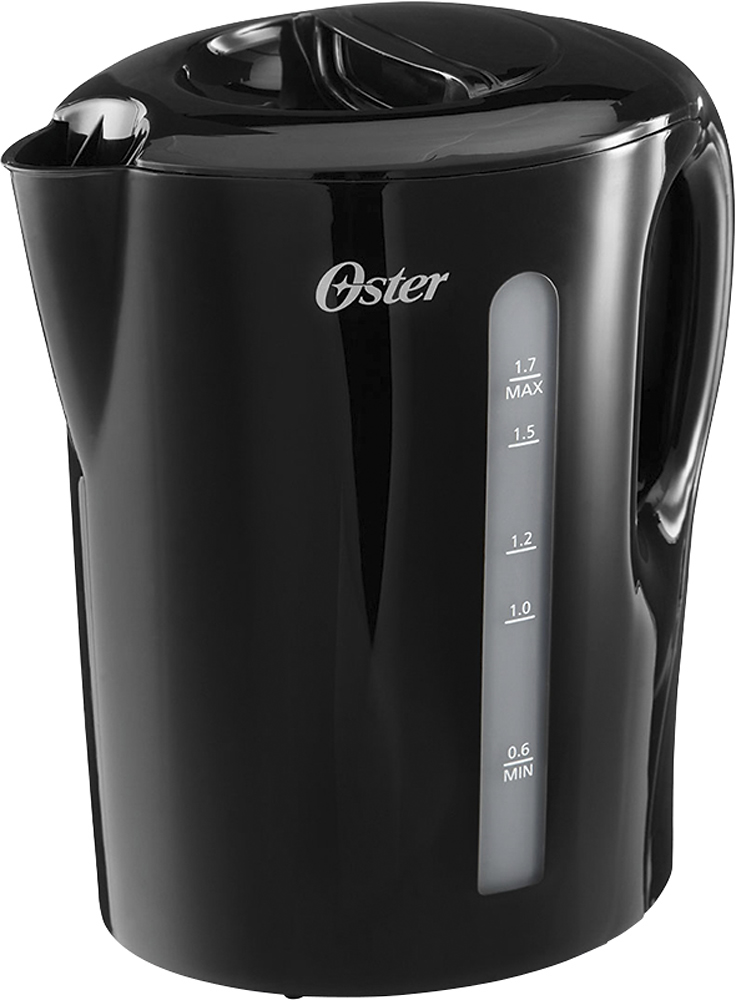 Angle View: Oster - 1.7L Electric Kettle - Black