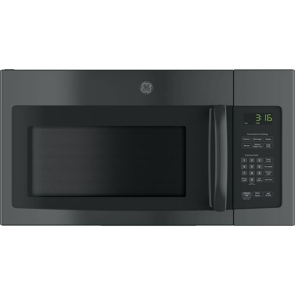GE - 1.6 Cu. Ft. Over-the-Range Microwave and Electronic Touch Controls - Black