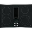 GE - Profile™ Series 30" Built-In Electric Cooktop - Stainless steel - Larger Front