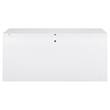 GE - 21.6 Cu. Ft. Chest Freezer - White - Larger Front