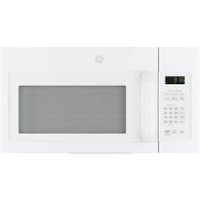 GE - 1.6 Cu. Ft. Over-the-Range Microwave - White - Front_Zoom
