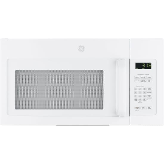 Ge 1 6 Cu Ft Over The Range Microwave White Jvm3162djww Best Buy