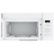 Alt View 12. GE - 1.6 Cu. Ft. Over-the-Range Microwave - White.