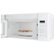 Alt View 13. GE - 1.6 Cu. Ft. Over-the-Range Microwave - White.