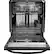 Alt View 13. GE - 24" Top Hidden Control Tall Tub Built-In Dishwasher with Stainless Steel Tub.