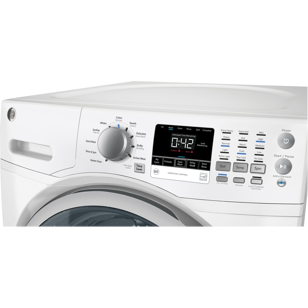 GFW490RSKWW by GE Appliances - GE® 4.9 DOE cu. ft. Capacity