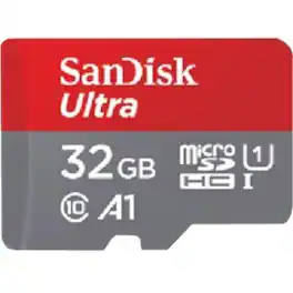 SANDISK - Ultra 32 GB Class 10/UHS-I (U1) microSDHC - 120 MB/s Read